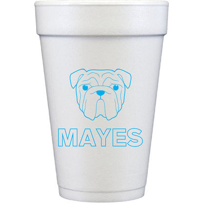 pup sketch | styrofoam cups