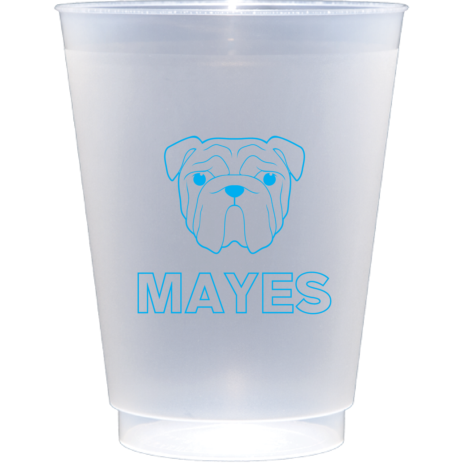 Personalized dog sketch | Frosted Flex Cup