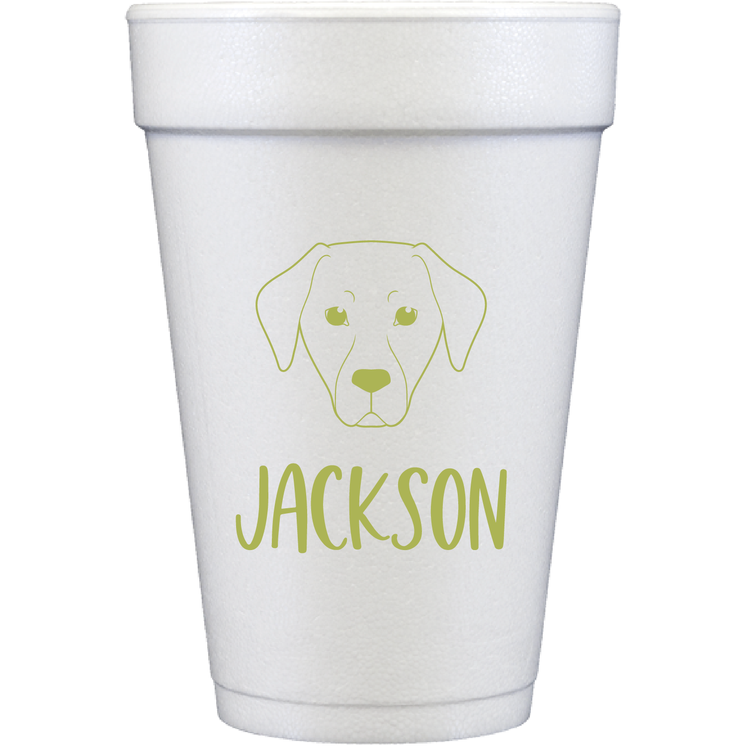 pup sketch | styrofoam cups