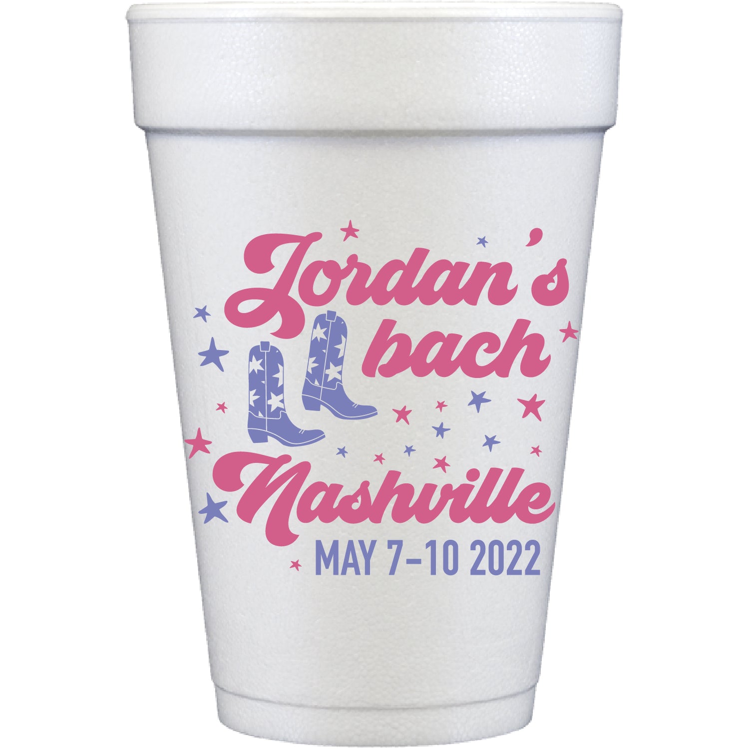 nashville boots | styrofoam cups