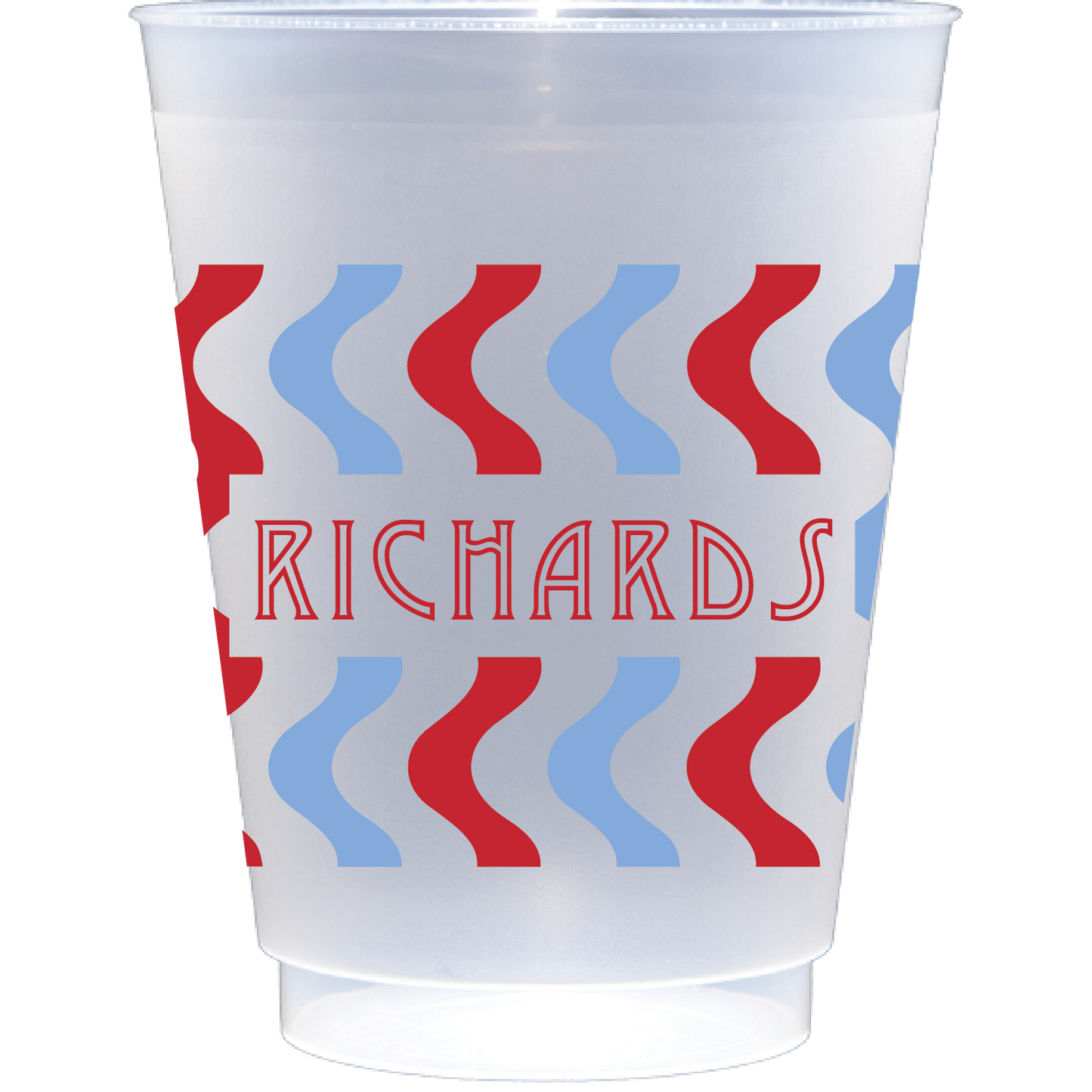 Personalized squiggles | Frosted Flex Cup