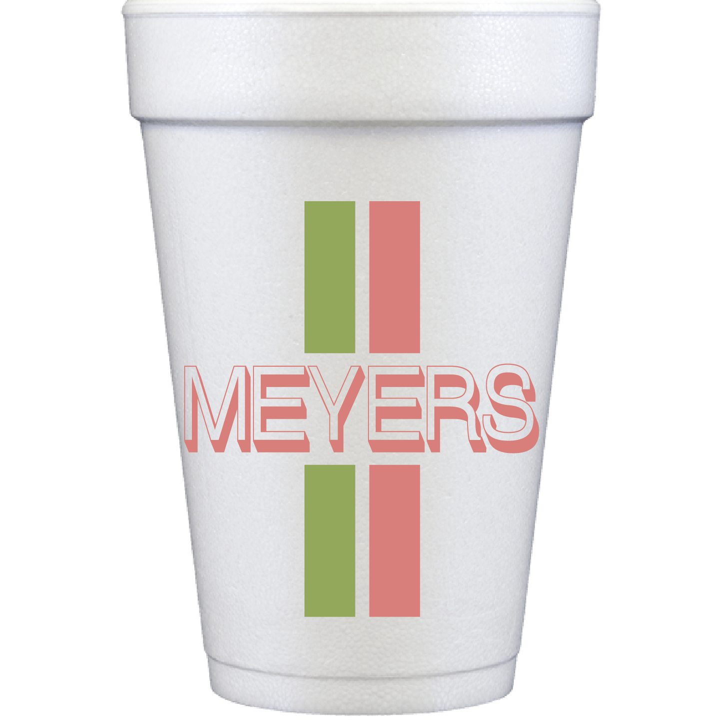 stripe | styrofoam cups