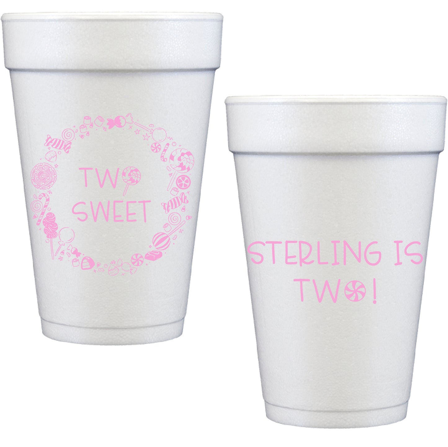 sweet | styrofoam cups