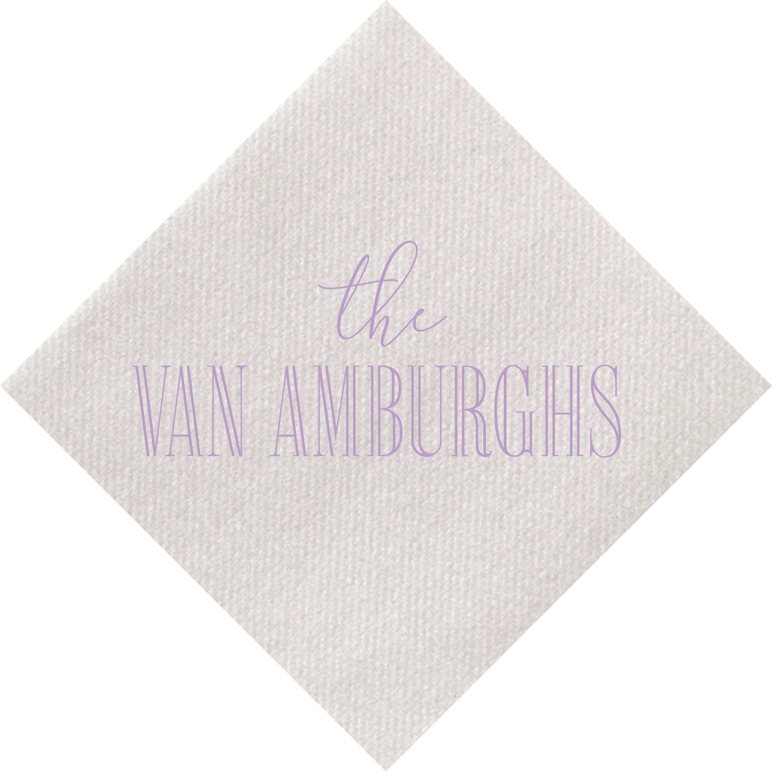 Custom Cocktail Napkin