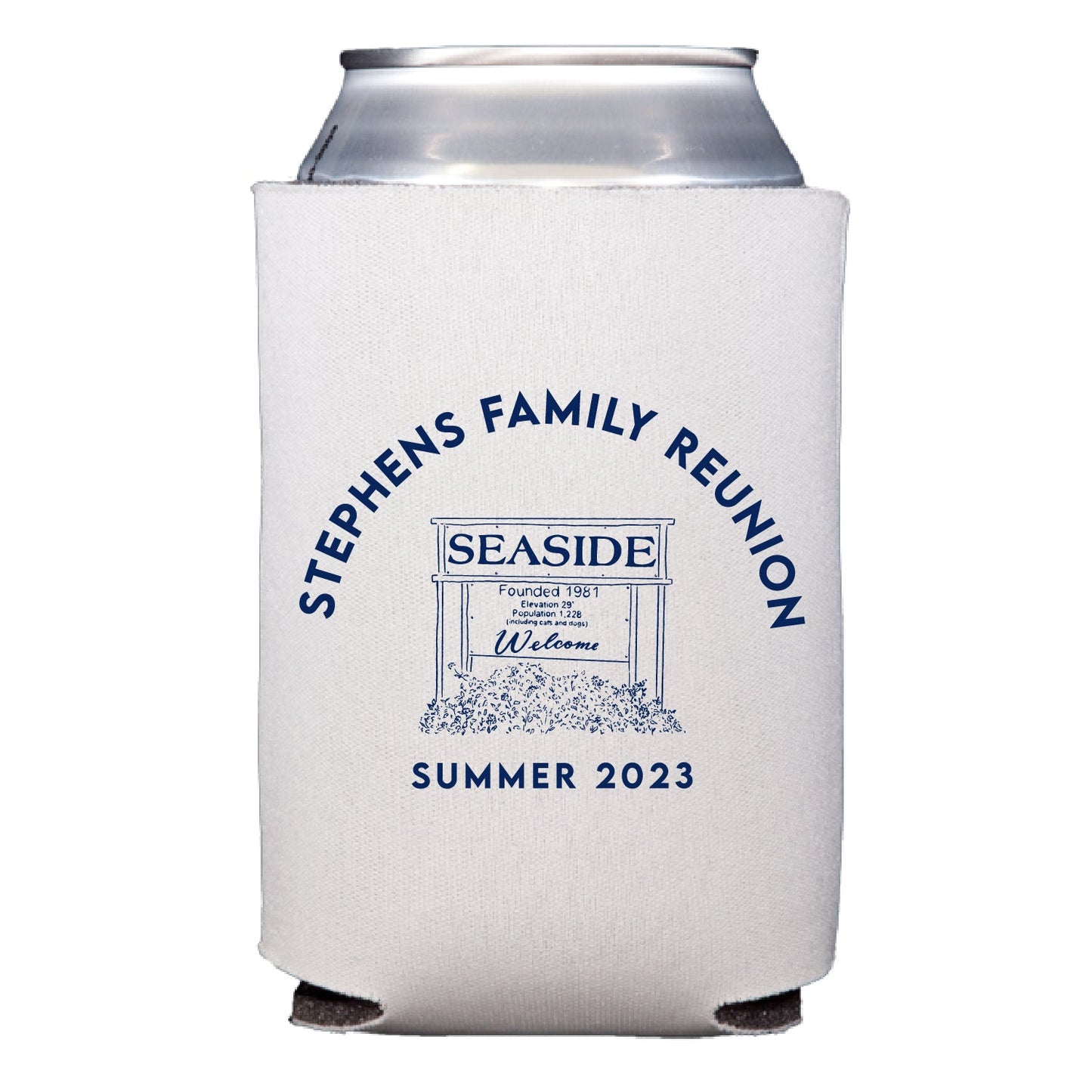 welcome to seaside | can cooler