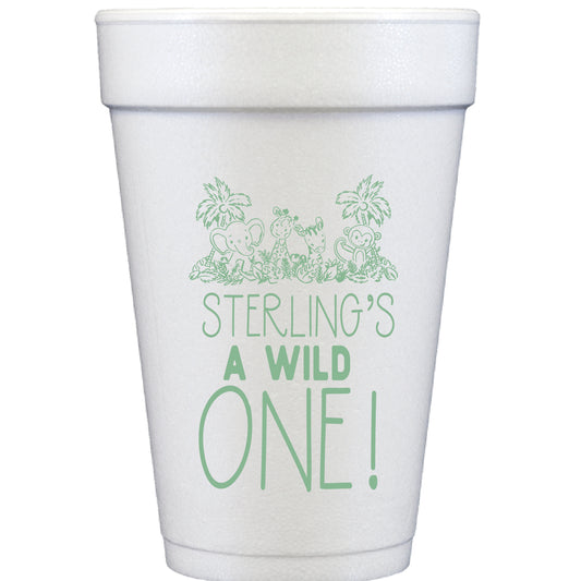 wild one | styrofoam cups
